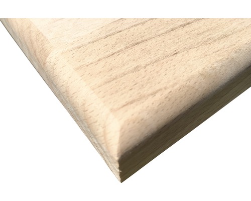 Holzplatte mit abgerundeter Kante