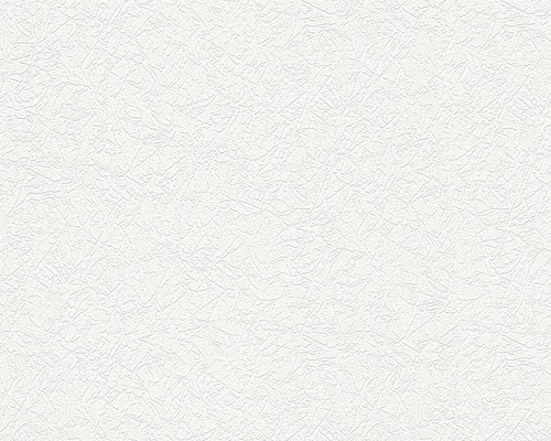 Weiße Rauhfasertapete mit feiner Struktur