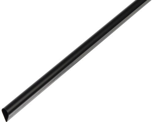 Klemmprofil PVC schwarz 15 x 0,9 , 1 m