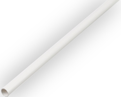 Rundrohr Kunststoff weiß Ø 7x1 mm, 1 m Kunststoffrohr