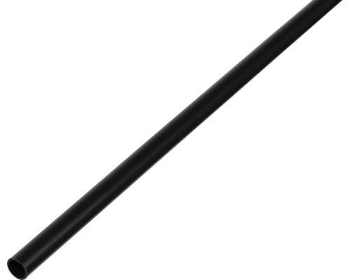 Rundrohr Kunststoff Ø 7x1 mm, 1 m schwarz
