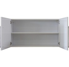 Offener Wandschrank mit zwei Regalböden