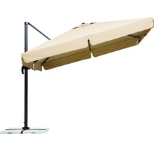 Ampelschirm Schneider 300 x 300 x 273 cm Polyester 200 g/m² natur-thumb-0 Ampelschirm Schneider 300 x 300 x 273 cm Polyester 200 g/m² natur-thumb-0