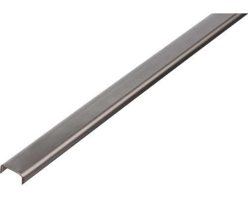 U-Profil Edelstahl 20x10x1,5 mm, 1 m U-Profil Edelstahl 20x10x1,5 mm, 1 m