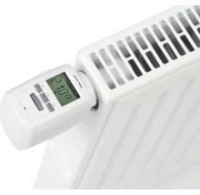 Heizkörper mit elektronischem Thermostat zur Temperaturregelung