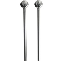 Zwei Kugelfräser aus Metall