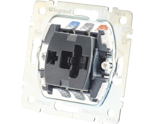 Ausschalter Leg Pro 21 2-polig Legrand Schaltereinsatz von hinten