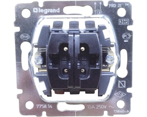 Jalousietaster-Einsatz Legrand Pro21 775814 Legrand Logo, OVE Zeichen, KENA KEUR Zeichen, PCBC Zeichen, TSE Zeichen, Gerätedetails für einen Schalter