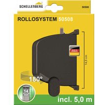 Aufschraubwickler Mini Schellenberg 50508, schwenkbar, braun-thumb-1