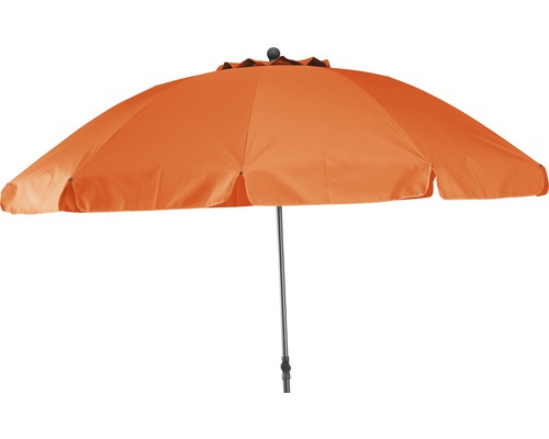 Oranger Sonnenschirm für den Garten oder die Terrasse