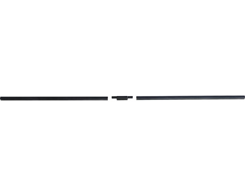 PE-Verbindungsschiene lang CEMO 154x1,5x1,5 cm für PE-Auffangwanne HD schwarz Profilleiste für Wand- und Deckenpaneele
