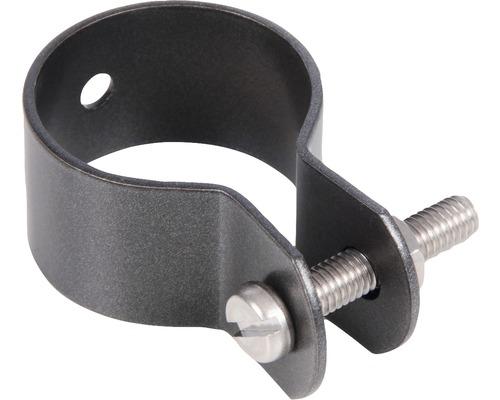 Schelle ALBERTS für Befestigung von Streben ⌀ 34 mm anthrazit Rohrschelle mit Schraube