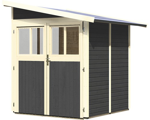 Gartenhaus mit Doppeltür und Fenstern