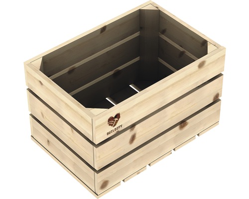 Buildify Obstkiste Vintageoptik 34x23x21 cm-0