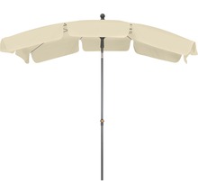 Beiger Sonnenschirm mit Mittelständer