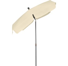 Halber rechteckiger Sonnenschirm mit Mast