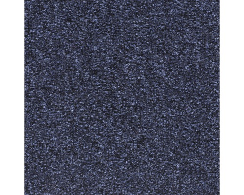 Teppichboden Velours Treviso blau FB80 400 cm breit (Meterware) Nahaufnahme eines Teppichs