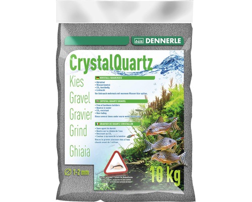 Kristall-Quarzkies DENNERLE 10 kg schiefergrau