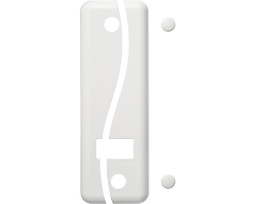 Kunststoffabdeckung mit Befestigungsmaterial