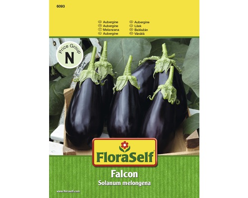Aubergine 'Falcon' FloraSelf F1 Hybride Gemüsesamen