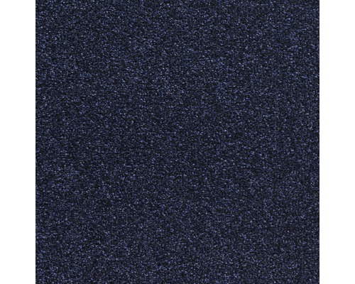 Teppichboden Velours Cavallino blau FB410 400 cm breit (Meterware) Nahaufnahme eines blauen Teppichs