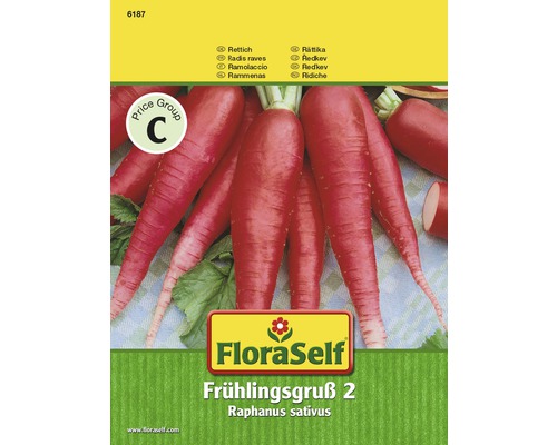 Rettich 'Frühlingsgruß' FloraSelf samenfestes Saatgut Gemüsesamen