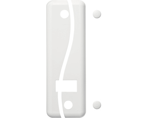 Kunststoffgehäuse mit Befestigungsmaterial für einen Bewegungsmelder