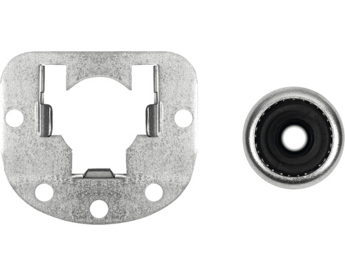 Metall Pressfitting mit Befestigungsschelle