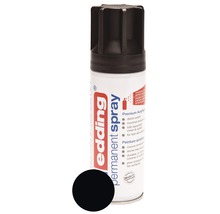 Permanent Spray edding tiefschwarz seidenmatt 200 ml-thumb-0