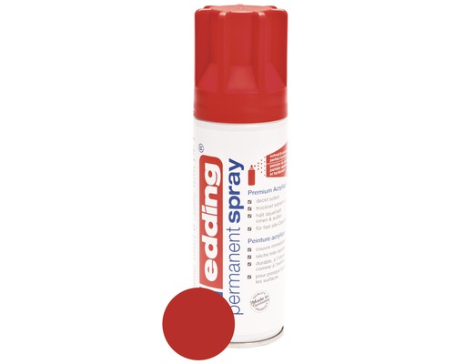 Permanent Spray edding verkehrsrot seidenmatt 200 ml