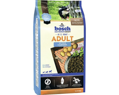 Hundefutter trocken bosch Adult Fisch & Kartoffel 1 kg