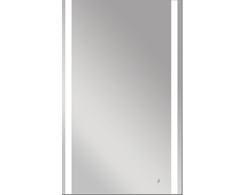 Rechteckiger Spiegel mit LED-Beleuchtung