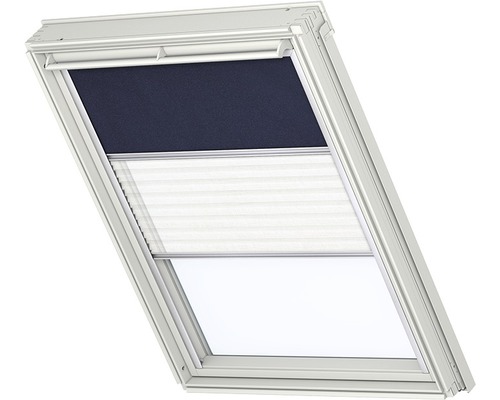 Dachfenster mit Verdunkelungsrollo und Faltstore