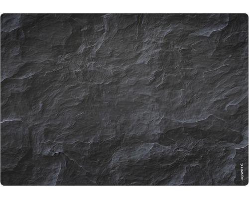 Küchenrückwand mySpotti pop Schiefer 590x410x2 mm Dekorplatte mit Steinoptik