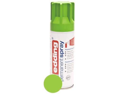 Permanent Spray edding gelbgrün seidenmatt 200 ml
