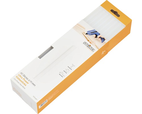 Steinel Klebesticks Ø 11 mm Ultra Power 40er Pack Verpackung Steinel Ultra Power Klebesticks Durchmesser 11 Millimeter