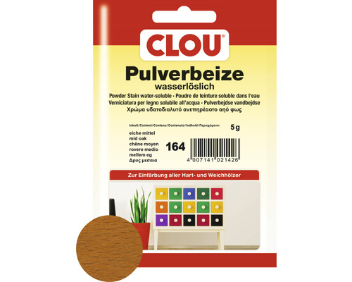 Clou Pulverbeize eiche mittel 5 g