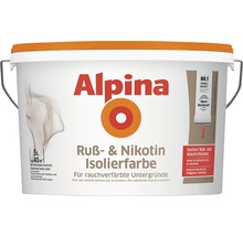Eimer Alpina Ruß- und Nikotin Isolierfarbe, 5 Liter, für rauchverfärbte Untergründe