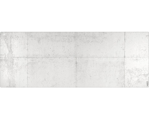 Badrückwand mySpotti Aqua Betonwand 1200x450x2 mm 151216 grau Dekorplatte mit Betonoptik