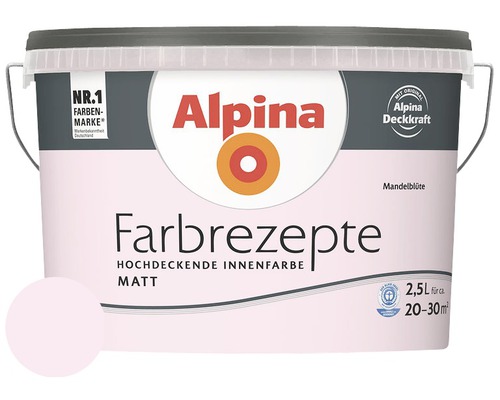 Alpina Wandfarbe Farbrezepte Mandelblüte 2,5 l-0