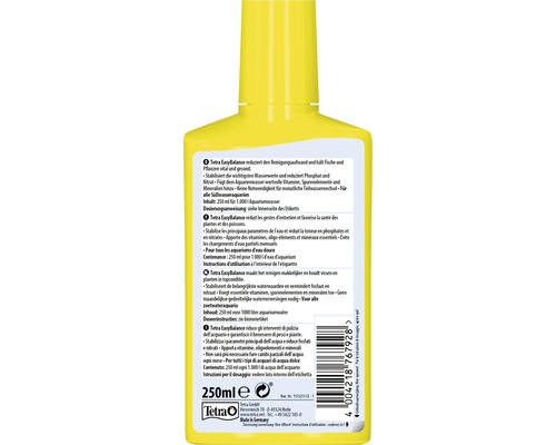 Tetra EasyBalance Wasseraufbereiter in gelber Flasche