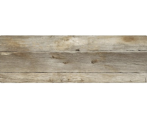 Badrückwand mySpotti Aqua Holz 1400x450x2 mm 151417 braun Holzplatte mit Maserung