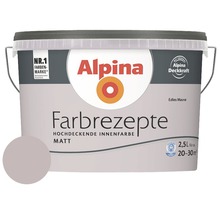 Eimer Alpina Farbe Edles Mauve, matte hochdeckende Innenfarbe mit einer Reichweite von circa 20 bis 30 Quadratmeter für 2,5 Liter
