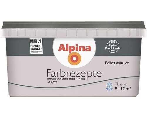 Alpina Color Recipes Innenfarbe Matt Edles Mauve im Eimer