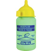 HaWe Kreidepulver in einer Kunststoffflasche