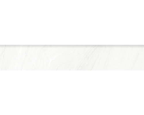 Steinzeug Sockelfliese Varana 8,0x45,0 cm weiß