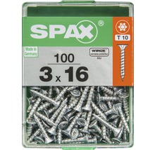 Spax Universalschraube Senkkopf Stahl gehärtet T 10, Holz-Vollgewinde 3x16 mm, 100 Stück-thumb-0