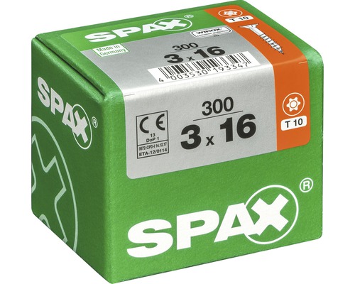 Spax Universalschrauben 3 x 16 Millimeter Packung