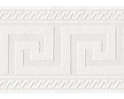 Vlies-Bordüre Marburg Patent Decor Geometrisch weiß 10,05 m x 13 cm