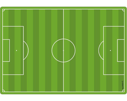 Küchenrückwand mySpotti pop Fussball 590x410x2 mm Fußballfeld mit Markierungen